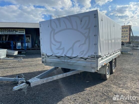 Прицеп мзса 817738 исп.001.Широкий кузов 3,08х1,85