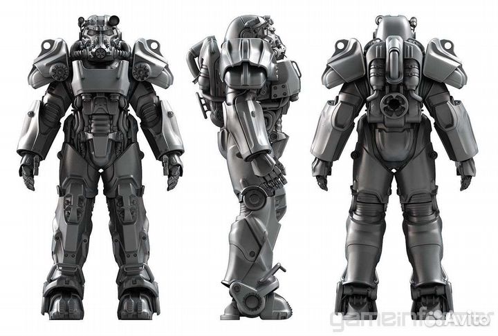 3d модель Fallout экзоскелет