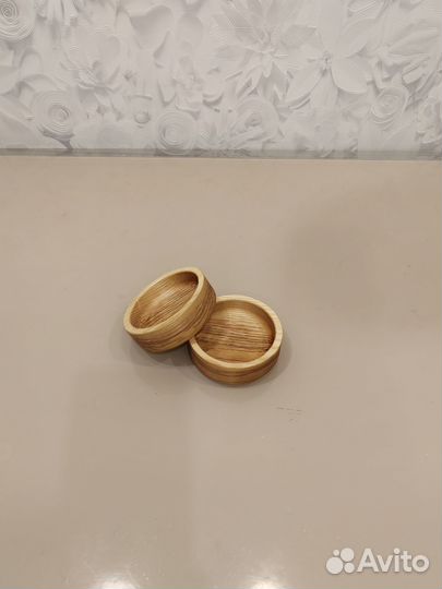 Два соусника из массива ясеня