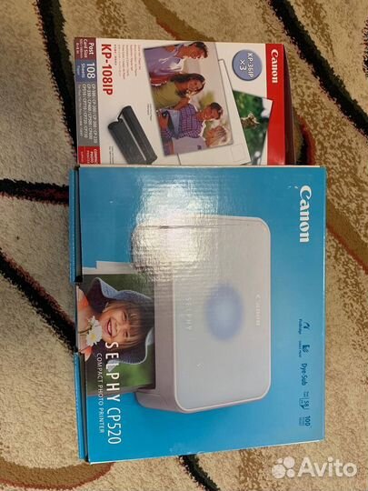 Портативный принтерCnon selphy CP520