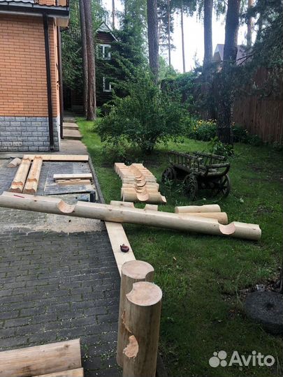 Замена бревна