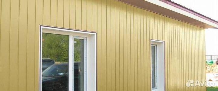 Сайдинг металлический вертикаль 0,45 ре