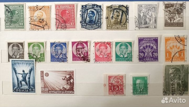 Почтовые марки Королевство Сербия, Югославия
