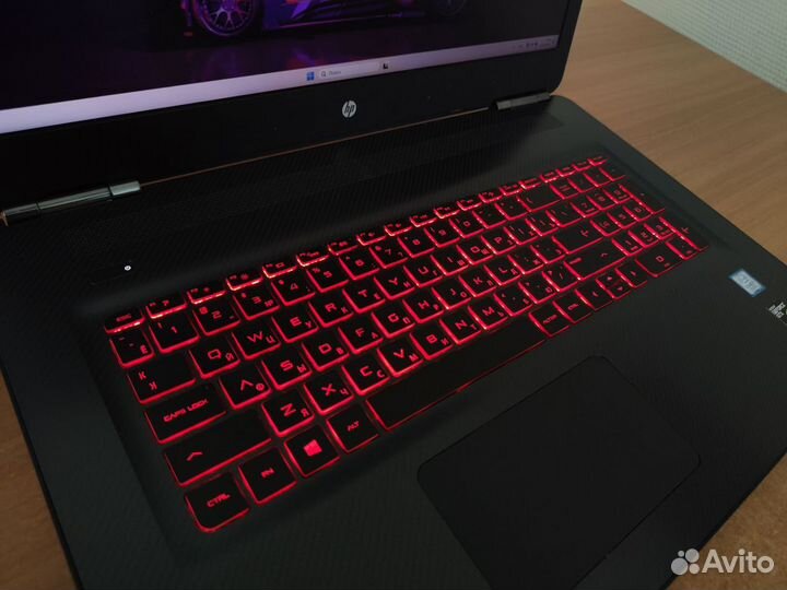 Игровой ноутбук HP omen 17 дюймов IPS