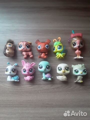 Игрушки Littlest pet shop 10 штук
