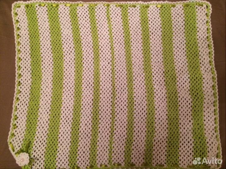 Плед ручной работы новый 50х80см