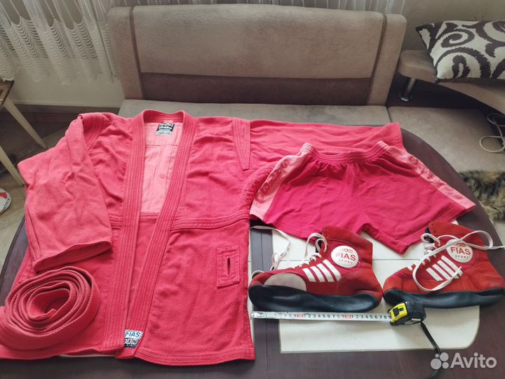 Комплект для самбо с обувью fias Dan sport