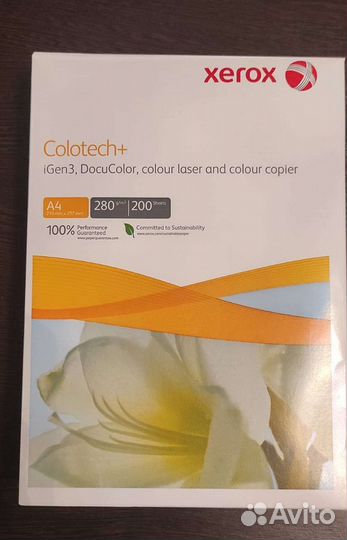 Бумага А4 Xerox Colotech+ 280гр/250 листов