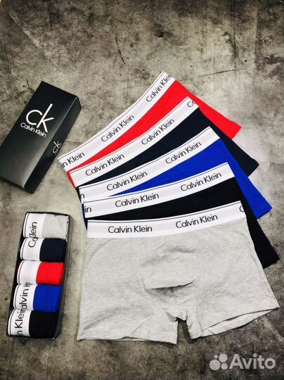 Трусы мужские боксеры calvin klein хлопок
