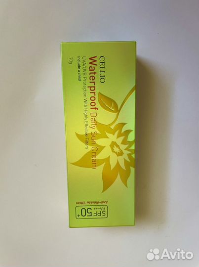 Солнцезащитный крем spf 50