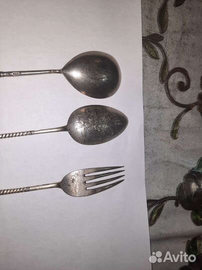 Серебряный набор