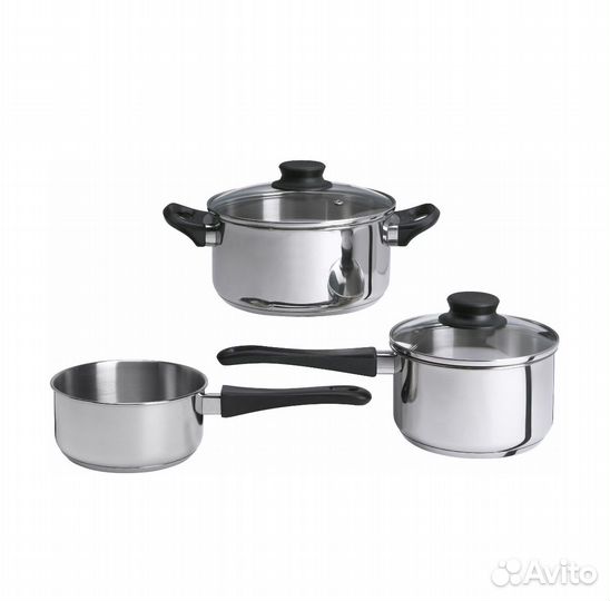 Комплект кастрюль. 3 шт. IKEA