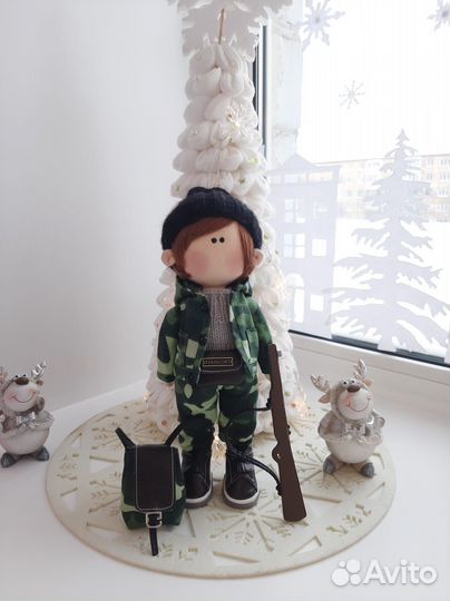 Интерьерная кукла ручной работы - тильда