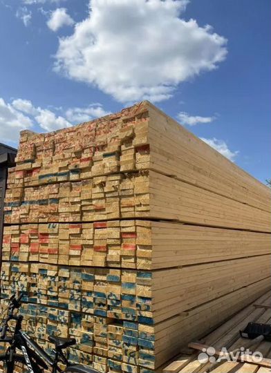Доска обрезная 30х150х6000