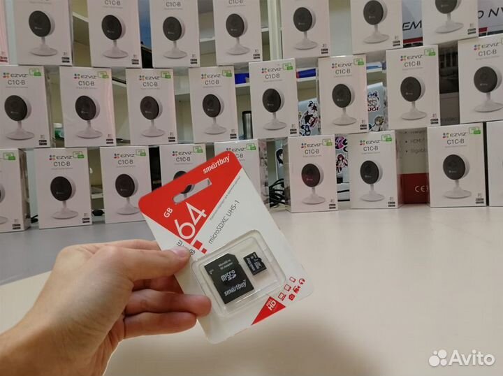 Флешка для IP камер MicroSD 64GB Smartbuy Class10