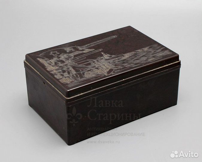 Советская шкатулка «Военно-морские силы СССР»