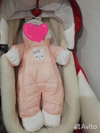 Меховой борт в коляску