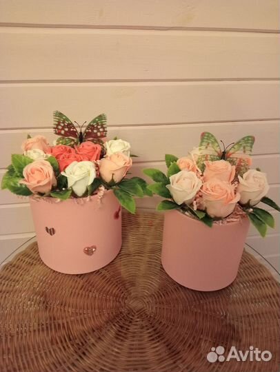 Букет цветов из мыла