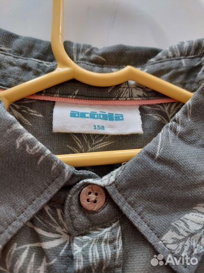 Рубашка летняя короткий рукав 158р-р