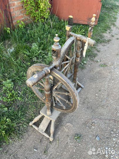 Прялка деревянная старинная