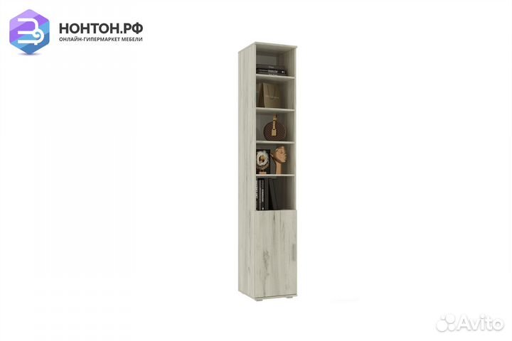 Пенал открытый Ева NEW дуб крафт белый