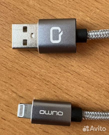 USB кабель для зарядки qumo оригинал 2м