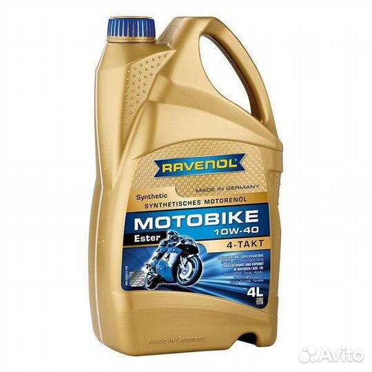 Ravenol Motobike 4T 10W-40 синтетика 4л мото