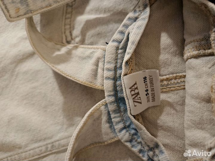 Джинсовый сарафан для девочки 110 116