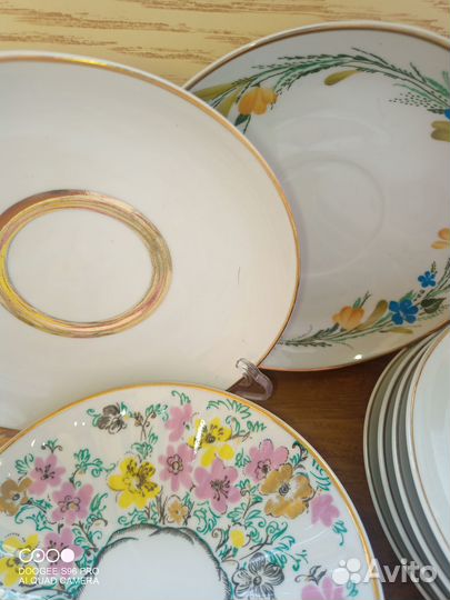 Блюдца лфз. Чайные и кофейные