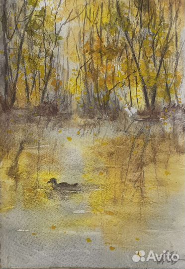 Картины акварелью, пейзажи: 