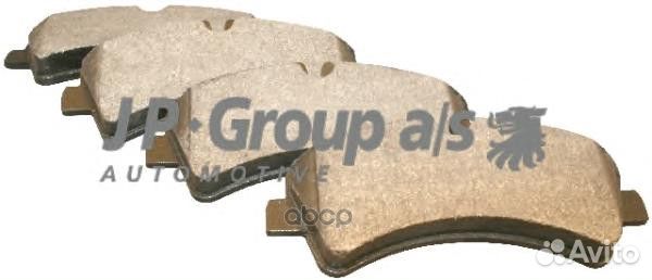 Колодки тормозные дисковые 1163705710 JP Group