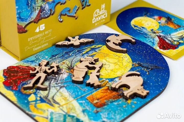 Деревянный пазл Кощеева дружба (davici)