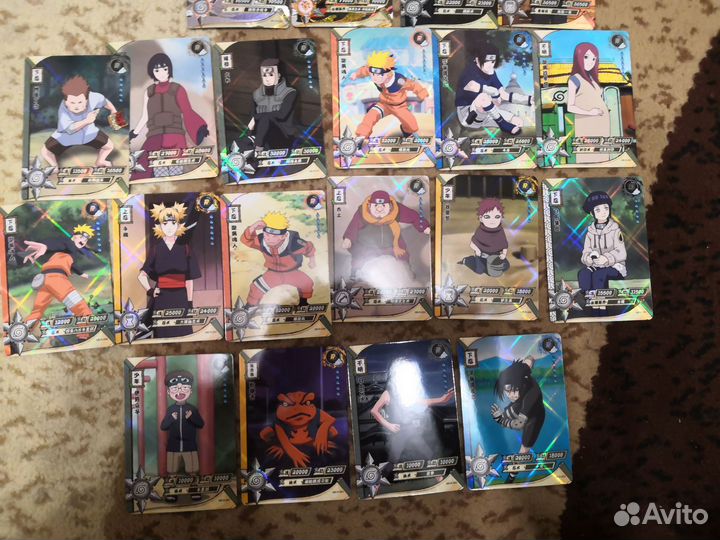 Карточки наруто