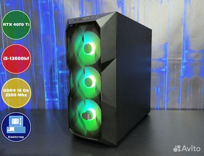 Сборка игрового пк i5-RTX4070Ti-16DDR4-IUL4075-B760