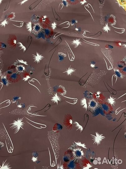 Ткань натуральный шелк СССР