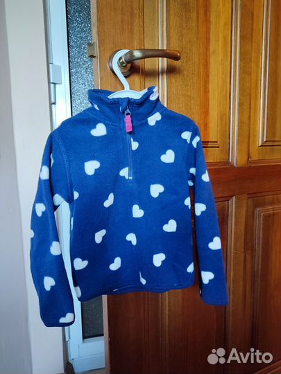 Флисовая кофта детская 104
