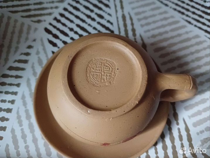 Кофейный набор из глины