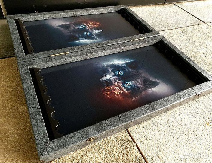 Нарды под стеклом