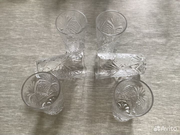 Стопки хрустальные СССР