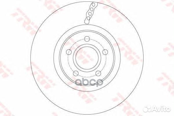 Диск тормозной передний ford focus III (278мм)