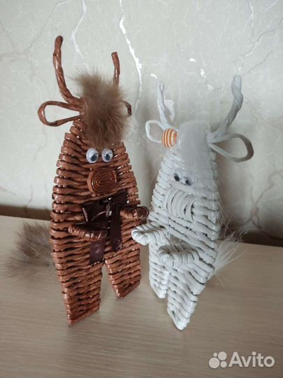 Плетёные из бумажной лозы изделия