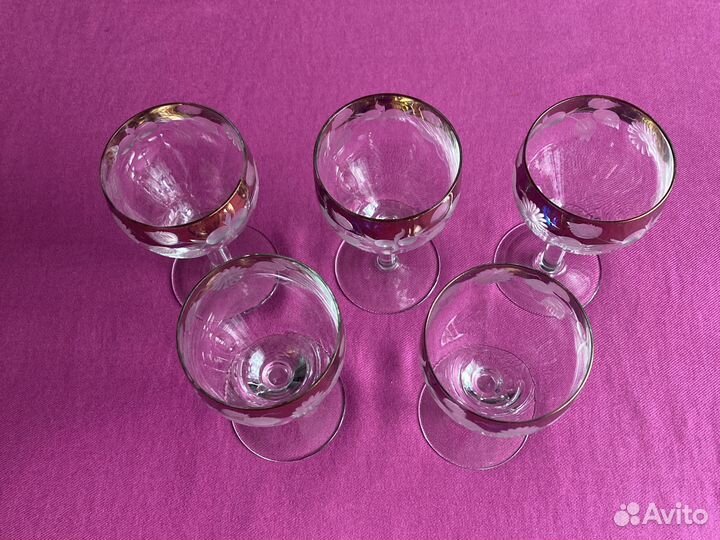 Бокалы для вина 5 штук