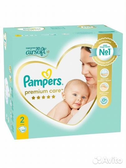 Pampers подгузники Premium Care