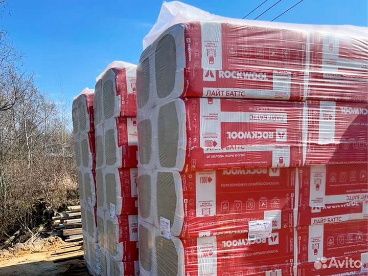 Утеплитель Rockwool Лайт Баттс 50 мм