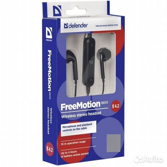 Bluetooth гарнитура defender free motion B650