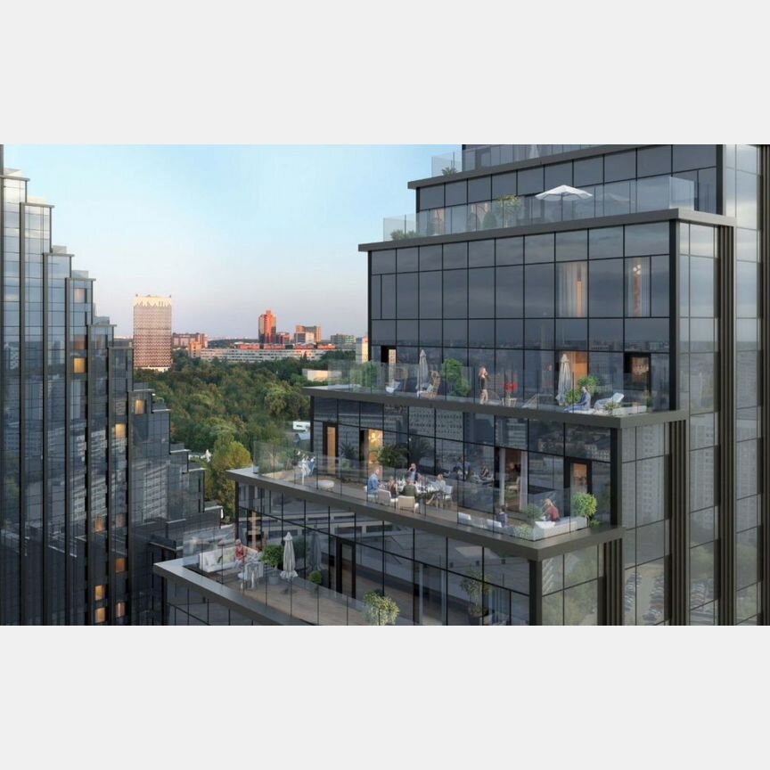 2-к. квартира, 61,7 м², 39/58 эт.