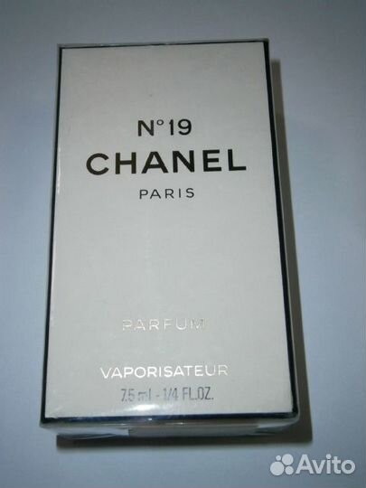 Винтаж из 80-х годов Chanel No 19 Parfum 7.5 ml