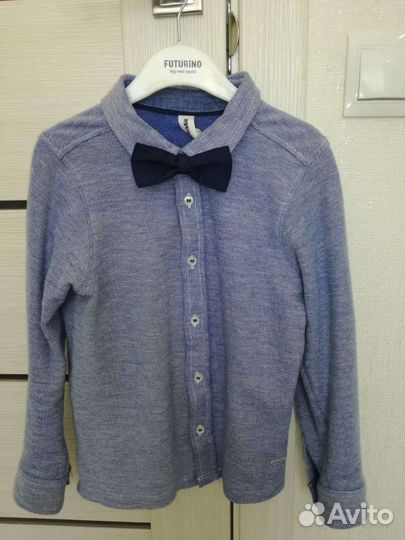 Рубашка для мальчика праздничная 122см