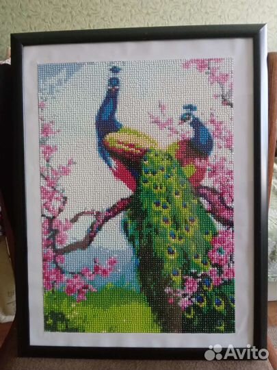 Алмазная вышивка готовая работа