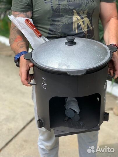 Печь для казана тренога очаг учаг